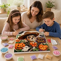 Fournisseur en gros direct du fabricant d'articles cadeaux d'Halloween, tableaux de diamants pour enfants à motifs de personnages de dessins animés