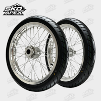Surron Light Bee X 17 Zoll Supermoto Radsatz Silber-Chrom-Felgen 70/90 90/80-17 Straßenreifen für LBX Elektro-Dirtbike