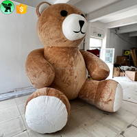 6.56ft décoration publicitaire de noël modèle d'ours gonflable personnalisé, événement Animal en peluche gonflable pour la publicité A 10148