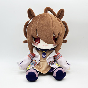 Peluche Uma Musumes Pretty Derby, Bambola Cavallo Ragazza con Cappello a Castagna, Statuetta da Collezione, Giocattolo di Peluche, Cartone Animato <span class=keywords><strong>Anime</strong></span> - Product Image 2