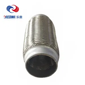 51mmx254mm Automobile Exhaust Flexible Tube Exhaust Flexible Corrugated Bellows Pipe Car Exhaust Flex Joint