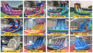 Bán Sàn Trượt Nước Bơm Hơi Cao 40 Ft Khổng Lồ - Product Image 4