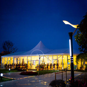 Tente en toile de polyester imperméable monocouche 3x3m 10x10m, pavillon, auvent en PVC pour événements, mariages, camping, hôtels - Vente en gros - Product Image 2