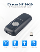 Escáner de Código de Barras Portátil Inalámbrico DI9180-2D, Personalizable con Marca, Ideal para Comercio Electrónico, Logística, Control de Inventario, Interfaz USB, Gran Venta