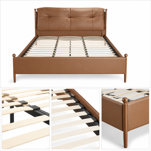 Cama King <span class=keywords><strong>Size</strong></span> de Lujo, Muebles Modernos con Plataforma, para Recámara Principal - Product Image 3