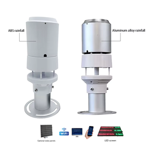 Недорогая миниатюрная ультразвуковая метеостанция для измерения скорости и направления ветра, температуры воздуха, влажности, осадков, умный уличный датчик на столб - Product Image 1