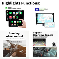 Lecteur multimédia vidéo Android 2DIN autoradio GPS Navigation pour Peugeot 407 CC 407CC SW 2004-2010 avec Carplay Auto Stéréo