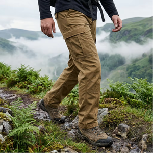 Pantalon de travail en coton KSP-BDU-PR - Pantalon de travail respirant et durable pour hommes - Pantalon de travail ample et confortable pour hommes - Product Image 4