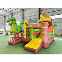 Château gonflable commercial dinosaure