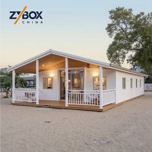 ZYBOX Casa Prefabricada Plegable de Bajo Costo, Villa Pequeña de 20 pies/40 pies, Casa Modular Móvil Expandible, Oficina, Hotel, Contenedor Prefabricado - Product Image 1