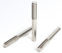 LeGood Stainless Steel Metric Studs B1=1.25D Right Hand Thread Rods Plain Finish