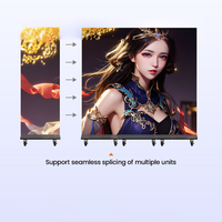Schermo LED P2.5 in Alluminio per Esterni, Display Pubblicitario Personalizzato con Video, Controllo WiFi, Portatile e Pieghevole