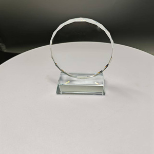 Ornements commémoratifs transparents en gros à bas prix, cadres photo, mini-trophées en verre, récompenses écologiques avec gravure personnalisée - Product Image 3