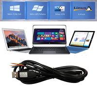 Câble convertisseur série USB vers TTL UART TTL-232R-3V3-WE, câble de programmation et de téléchargement 3.3V, version à extrémités nues, 1,8 mètre
