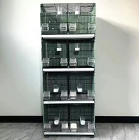Cage Oiseaux Pliable Empilable Haute Qualité Avec Cloisons Pour Elevage Pigeons Canaris Perruches