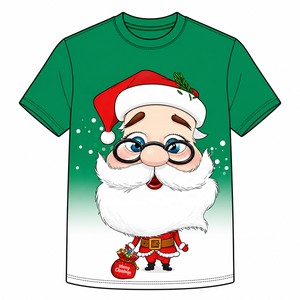 2026 Christmas Men <strong>T</strong> <strong>Shirt</strong> 3D Print Funny Santa Claus Cosplay Fashion Tshirt <strong>Xmas</strong> Holiday New Year Party Clothes - Product Image 1