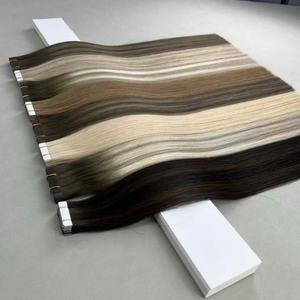 وصلات شعر طبيعية أوروبية مزدوجة السحب بتقنية الشريط اللاصق، وصلات شعر ريمي طبيعية - Product Image 4