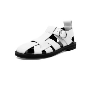 ZA New Plus Size 34-42 nuovi sandali in vera pelle scarpe da donna con fibbia sandali piatti da donna scarpe Casual <span class=keywords><strong>estive</strong></span> <span class=keywords><strong>calzature</strong></span> - Product Image 6