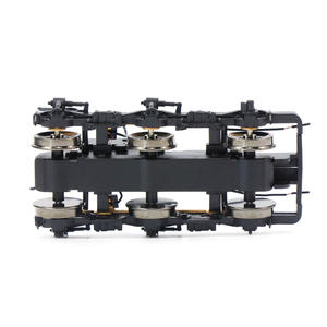 QS Wholesale Jouet miniature de haute qualité, série de wagons de train à roues métalliques à l'échelle <span class=keywords><strong>HO</strong></span> 1:87, Transporteur 40', 36', 51' - Product Image 3