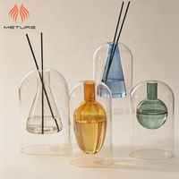 Bouteilles diffuseurs de parfum en verre à double paroi, design élégant, unique et luxueux, METURE, dernière collection.