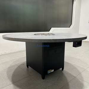 Kleadone Tùy Chỉnh Thiết Kế Điện Không Khói Lẩu Bảng Thương Mại Đồ Nội Thất Cho Nhà Hàng & Khách Sạn Vòng Bàn Ăn - Product Image 3