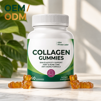 Gummies Multi-Collagène avec Biotine Anti-Âge Soutien Complet Multi-Types pour Adultes Non-OGM Forme Personnalisée OEM Halal