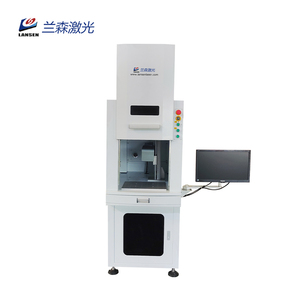 Nouvelle machine de marquage laser à fibre entièrement fermée de type sol, haute vitesse, 50W, <span class=keywords><strong>LANSEN</strong></span>, avec contrôle EZCAD - Product Image 1