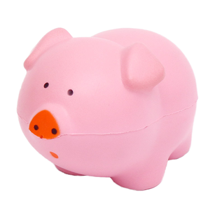 ลูกบอลหมูพิ้งกี้ทำจากโฟมพียูป้องกันความเครียดลูกบอลบีบคลายเครียดรูปสัตว์สำหรับเด็กผู้ชายและเด็กผู้หญิง - Product Image 1