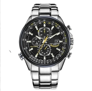 Reloj de Pulsera de Cuarzo de Moda, Lujoso y Moderno, Calendario, Resistente al Agua, Multifunción, Elegante, Redondo, de Acero Inoxidable para Hombre - Product Image 6