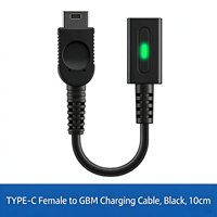 Adaptateur de chargeur PD USB-C vers GBM, câble adaptateur de charge rapide PD haute vitesse de 10 cm