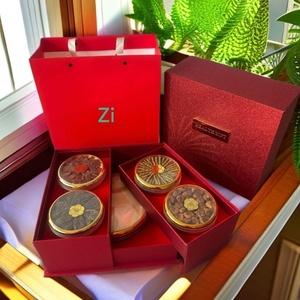Chinese Style Luxury <b>Empty</b> <b>Gift</b> <b>Box</b> <b>for</b> Ginseng Cordyceps Deer Antler & Red Ginseng Five-Piece Herbal Set - Product Image 5