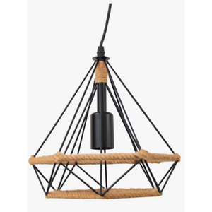 Lampada lampadario Vintage minimalista 60W Design contemporaneo sospensione rettangolare per arredamento ristorante calda luce bianca Base E12 - Product Image 3