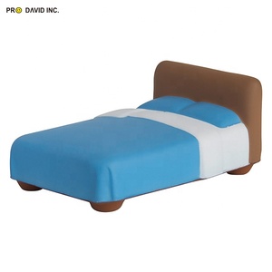 สินค้าส่งเสริมการขาย ลูกบอลบีบคลายเครียดรูปเตียงแบบเรียบ - Product Image 3