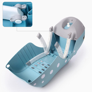 Childrens Shampoo <b>Chair</b> Pink Foldable Reclining <b>Bath</b> Bed For <b>Baby</b> And Child Home Use With Plastic Basin And PP Material - Product Image 4
