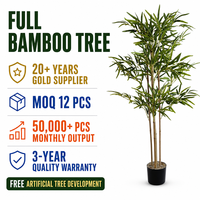Plantes décoratives artificielles en bambou, feuillage pour bureaux, hôtels, réceptions, aménagement intérieur, fournisseur en gros