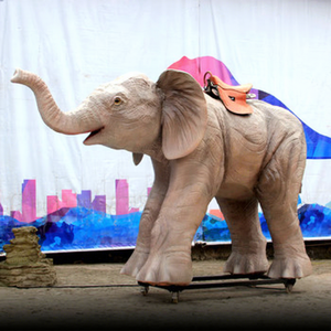 Manège à pièces MY Dino AR-033 en forme d'éléphant pour centres commerciaux - Product Image 1