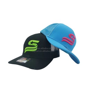 Parche de cuero bordado personalizado Richardson 112, gorra de camionero, gorra Snapback en blanco de malla, gorra de béisbol de red lisa, gorras deportivas para papá - Product Image 1