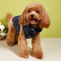 Gilet matelassé léger et chaud pour chien, imprimé Teckel, avec anneau en D, fermeture éclair, sans manches, en polyester, coupe-vent, pour l'hiver