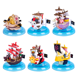 6ชิ้น/เซ็ตหนึ่งชิ้น6ซม. เรือเรือ Rover ทะเล Sunny Going Merry collect รูปปั้นของเล่นอะนิเมะ PVC ของขวัญ - Product Image 2