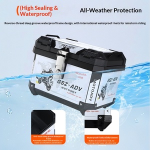 Nueva Caja <span class=keywords><strong>Lateral</strong></span> Universal para Motocicleta Todoterreno, de Liberación Rápida, Impermeable, Fabricada en Taizhou, Zhejiang - Product Image 3