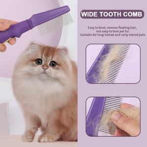 Peine de pelo con Logo personalizado para mascotas, peine para el cuidado de pulgas de perro, Pin de gato, venta al por mayor de fábrica - Product Image 5