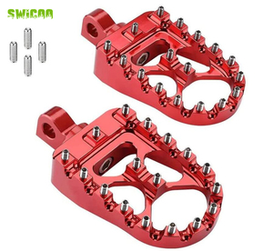 Motocicleta SWICOO MX <span class=keywords><strong>Chopper</strong></span> Estilo Bobber 360 °   Reposapiés CNC Giratorios Anchos para Harley Dyna Sportster Fatboy Iron <span class=keywords><strong>883</strong></span> - Product Image 3