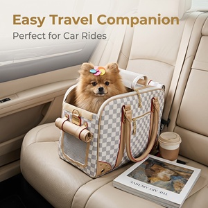 Borsa da Trasporto per Animali Domestici di Lusso, Borsa da Viaggio Portatile per Cani, Borsa a Tracolla Traspirante in Rete per Gatti e Cani di Piccola Taglia - Product Image 3