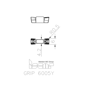 ISCAR <strong>Grooving</strong> Insert Coated Carbide Insert CNC <strong>Machine</strong> <strong>Tools</strong> CNC Turning Metal Cutting <strong>Tools</strong> - Product Image 2