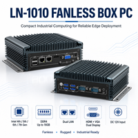 Mini PC Compacto con CPU I3-8130U/I5-8250U/I7-8550U, LAN, USB, COM, HD, VGA, SSD Opcional, Windows/Linux para Control de Puerta de Enlace