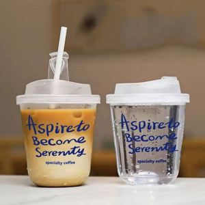Vasos Desechables Personalizados de Plástico PET de 89 mm en Forma de U para Boba, Vasos Personalizados para Té de Burbujas, Leche, Helado, con Tapas, Pajitas y Portavasos - Product Image 1