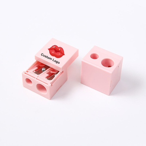 <span class=keywords><strong>Taille</strong></span>-crayons professionnels rose nude à deux grandes fentes avec lame en PS et acier pour crayons cosmétiques (sourcils, lèvres, yeux) – Fournisseur BEAUTY - Product Image 5