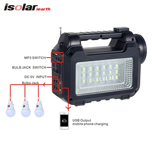 IS-2588S tragbares solar betriebenes Beleuchtungs system <span class=keywords><strong>ISolar</strong></span> Kit mit LED-Glühbirnen-Radio-Lautsprecher - Product Image 6