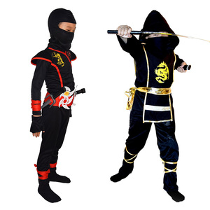 Costume de Cosplay d'Halloween Deluxe 2026 en Gros - Ensemble de Costume <span class=keywords><strong>Ninja</strong></span> Japonais Unisexe pour Enfants XJ avec Couteau, Tenue d'<span class=keywords><strong>Assassin</strong></span> - Product Image 5