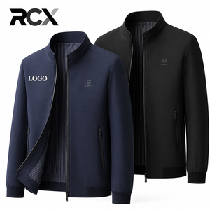 Vestes pour hommes RCX personnalisées, décontractées, coupe-vent, écologiques, respirantes, matelassées, à col montant, tendance, chaudes, classiques, amples, de luxe - Product Image 1